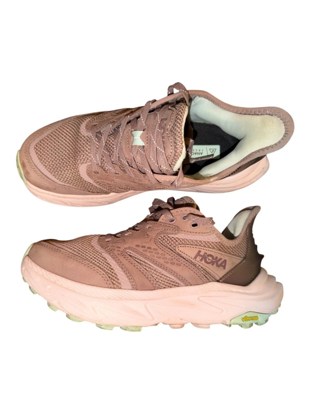 Hoka Anacapa 2 Freedom Pink Shoes 7B